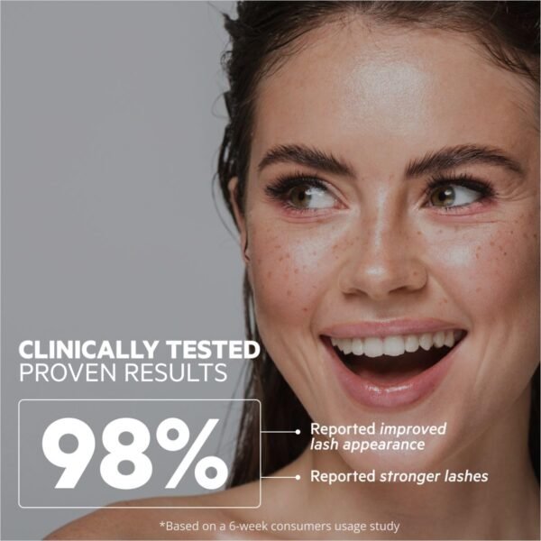 DS Labs Spectral.LASH Advanced Lash Enhancing Serum - Supports Fuller, Thicker, Longer-Looking Eyelashes, Safe for Lash Extensions, Paraben-Free, Sulfate-Free, Cruelty-Free, With Nanosome Technology