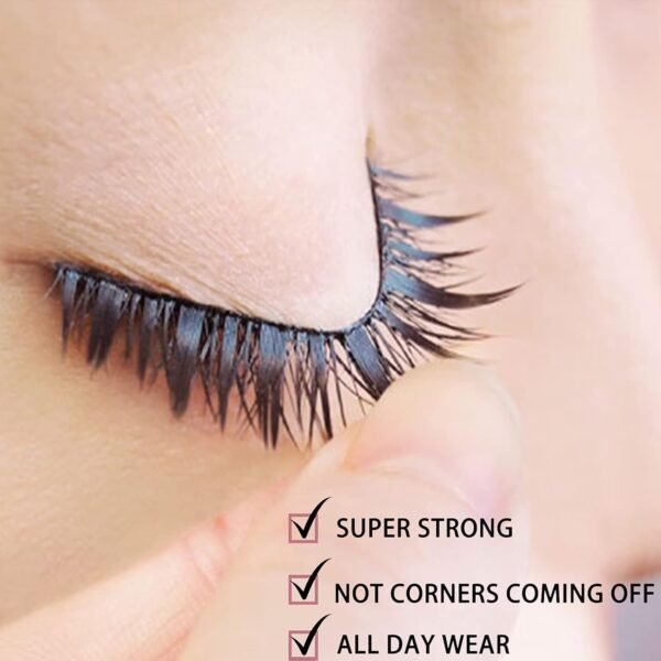61FIQylWTL._SL1500_.jpg Clear Eyelash Glue Super Strong Hold Adhesive Waterproof for Sensitive Eyes False Lashes 0.18 oz