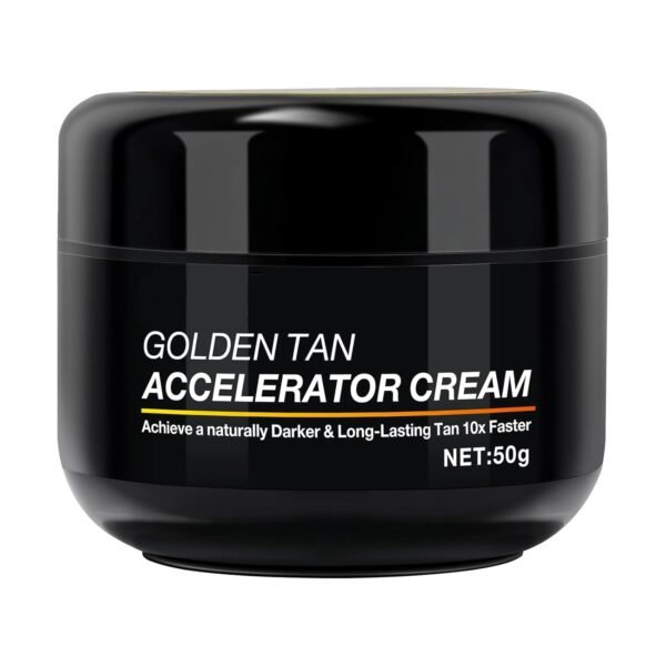 Tanning Gel Cream, 50g Sun Tanning, Soft Brown Intensive Tanning Gel, Tanning Accelerator Cream, Natural Tan Skin with Soft Brown Tanning Lotion For Outdoor Sun