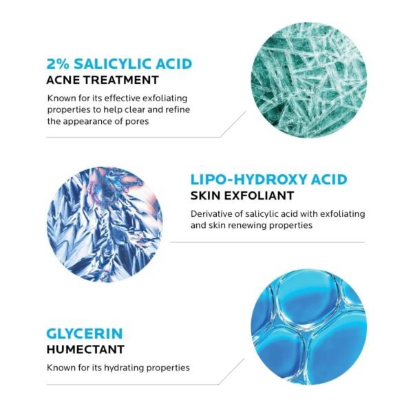 61GjEF7Qz4L._SL1200_.jpg La Roche-Posay Effaclar Medicated Gel Cleanser, 2% Salicylic Acid Cleanser + LHA + Glycerin, Foaming Acne Face Wash, Helps Clear & Prevent Acne Breakouts, Oil Free, Targets Excess Oil