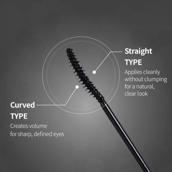 BENTON Honest Black Eyelash Serum - Eyelash Growth Serum for Thicker, Fuller Lashes - Creating a Makeup Look with Black Tint, 0.27 fl. Oz