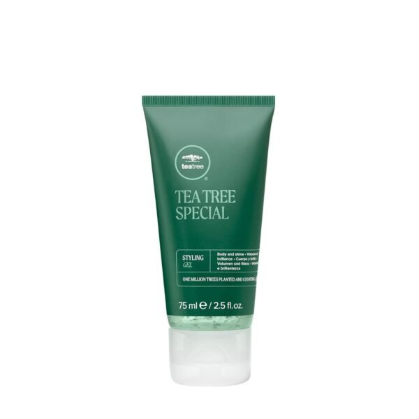 Tea Tree Styling Gel, Medium Hold, High-Shine Finish, For All Hair Types