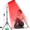 Red Light Therapy Lamp, Infrared Light Therapy with Stand - 660nm Redlight and 850nm Near Infrared Light Device for Body Pain Relief Skin Care