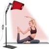 Red Light Therapy Lamp,Infrared Light Therapy with 660nm Visible Red Light & 850nm Invisible Infrared Light with Floor Stand 104 LEDs,Infrared Light Therapy for Body Device Effective for Skin Repair