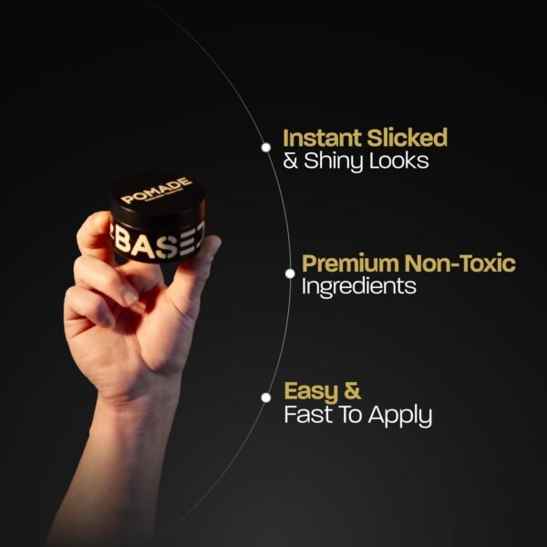 Pomade for Men, Quality Hair Care with Medium Hold, Natural Shine & Fragrance, Easy to Apply & Great for All Hair Types, Hydrating and Nourishing Pomade (3 Oz Pack of 1)