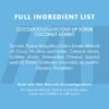 Handmade Heroes 100% Natural Lip Scrub, Vegan Conditioning Coconut Exfoliator - Gentle Exfoliant, Sugar Polish and Scrubber for Chapped Dry Lips, 1oz (Coconut Sorbet)