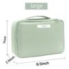 Travel Makeup Bag Cosmetic Bag Makeup Bag Toiletry bag for women and men (Green)