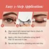 Ardell Naked Lashes #424, Strip Lashes Natural with Invisiband for Subtle Volume & Length, 4 Pairs, 1 Pack
