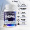 61J7TR5HvqL._AC_SL1080_.jpg Resveratrol NAD+ Berberine Hyaluronic Acid - Biotin Grape & Blueberry + NAC - Collagen Peptides - Hair, Nail, Skin & Joint Supplement - 21-in-1 Women and Men - Made in USA (60 Count (Pack of 1)
