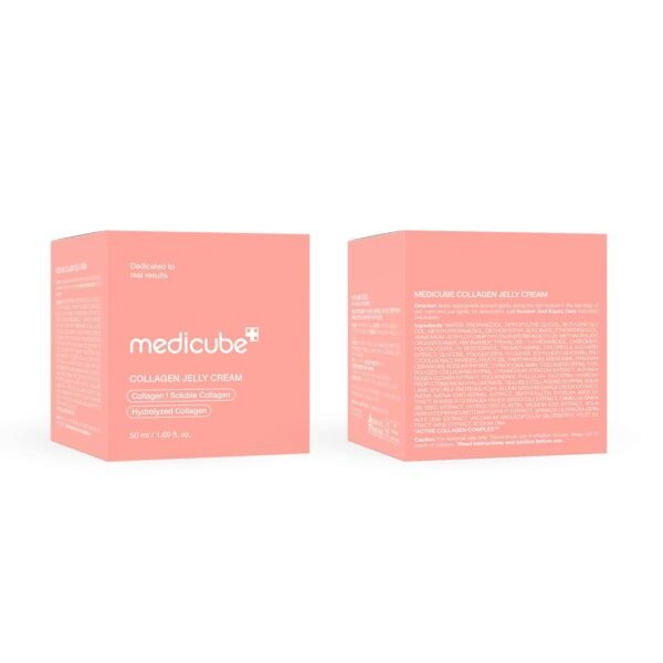 medicube Collagen Jelly Cream- Niacinamide & Freeze-Dried Hydrolyzed Collagen - Boosts skin's barrier hydration and gives 24h Glow & Lifted Look - Korean skincare (1.69 Fl Oz (Pack of 1))