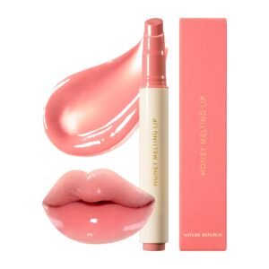 61JhBWhr1jL._SL1500_.jpg Nature Republic HONEY MELTING LIP (02 FIG) SOFT LIP STICK, Hydrating Gloss, Moisturizing balms, Sheer tint, Shine & Nude, Glowy Finish, korean make up