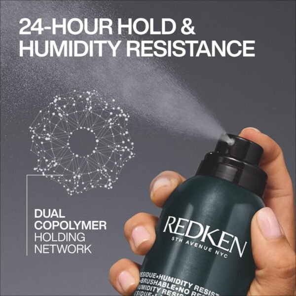 Redken Control Hairspray 28 For All Hair Types - Provides Long-Lasting Anti-Frizz Protection, Humidity Resistance and Long-Lasting Style Memory For 24h