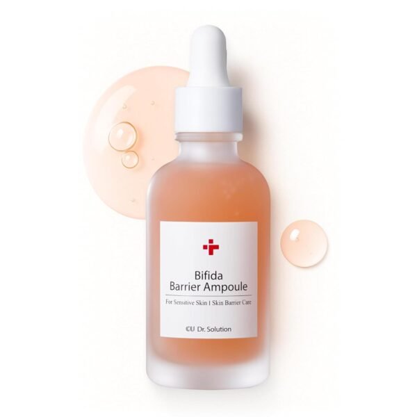 Bifida Barrier Ampoule, Mild and Moisturizing Korean Skin Care Face Serum Ampoule with Ceramide NP and Hyaluronic Acid for Hydration and Skin Elasticity, 50ml (1.69 Fl. Oz.)