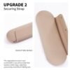 61Lhua8l7jL._SL1500_.jpg Silicone Makeup Brush Holder Travel Cosmetic Bag:Soft Portable Cosmetic Face Brushes Holder with Upgrade Anti-Fall Out Magnetic Closure, Large Travel Makeup Brush Case - Walnut