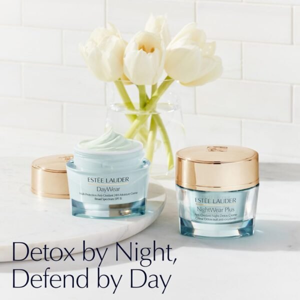 61Lnynp-LtL._SL1000_.jpg Estée Lauder NightWear Plus Anti-Oxidant Night Detox Cream Moisturizer for Anti Aging, 1.7 Ounce