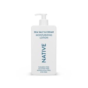 Native Body Lotion Contains Naturally Derived Plant-Based Moisturizers for Women and Men | Restores Dry Skin, Sea Salt & Cedar, 16.5 fl oz
