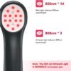 Red Light Therapy Device for Body, Near Infrared Light for Joint Muscle PainReIief with LED Display (3 x 808nm +14 x 650nm)