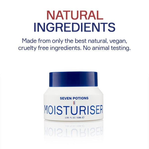 61NI-hwumJS._SL1200_.jpg SEVEN POTIONS Anti Ageing Moisturizer for Men 1.69 FL OZ – Fragrance Free, Fast Absorbing Face Cream – Helps Prevent Fine Lines and Wrinkles – Hydrates Skin – Natural, Vegan, Cruelty Free