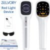 Cold Laser Therapy Device for Humans & Dogs, 4x808nm + 14x650nm Red Light Therapy for Body Pain Relief, Handheld lllt Near Infrared Light Wand with Stand for Joint, Back, Knee, Muscle Use