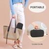 61Nw8rouhSL._SL1500_.jpg OCHEAL Small Cosmetic Bag,Portable Cute Travel Makeup Bag for Women and girls Makeup Brush Organizer cosmetics Pouch Bags-Black