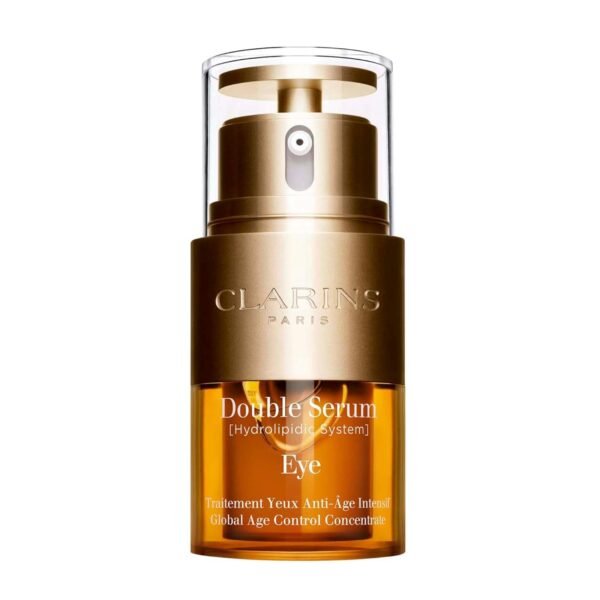 Clarins Double Serum Eye | Anti-Aging Eye Treatment | Visibly Smoothes, Firms, Hydrates and Revitalizes For More Youthful-Looking Eyes In Just 7 Days* | 13 Plant Extracts, Including Turmeric