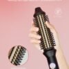 Thermal Brush, Avvnee 1.26 Inch Curling Iron for Long Dry Hair, 110-220V Heated Round Brush with 10 Temp Settings, 30s Fast Heat for Curling & Volumizing & Straightener, Anti-Scald Nylon Bristles