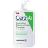 61PiwkxBaeL._SL1500_.jpg CeraVe Hydrating Cream To Foam Cleanser, Makeup Remover Face Wash For Dry Skin, Foaming Facial Cleanser With Hyaluronic Acid, Normal To Dry Skin, Fragrance Free & Non Comedogenic, 19 Fluid Ounce