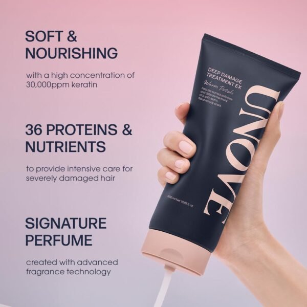 Deep Damage Hair Treatment Mask Ex 320 ml/10.82fl.oz | Premium Nourishing Hair Mask | Conditioner for Dry Frizzy Damaged Hair with Keratin-PF | Strengthening & Hydrating