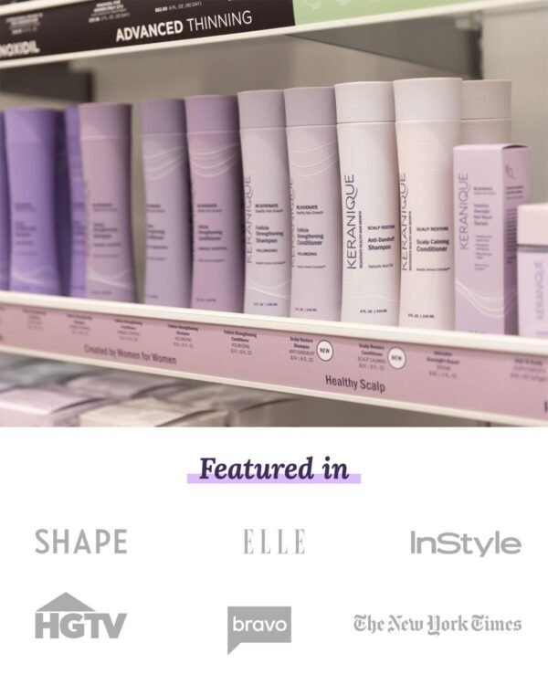 61Pp95XeyfL._SL1500_.jpg Keranique Volumizing Mousse for Women - Thickening and Styling Anti-Frizz Foam for Fine, Straight, Wavy, and Curly Hair
