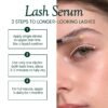 Biotin Lash Serum - Eyelash and Eyebrow Growth Serum for Thicker, Fuller Lashes and Brows, Korean Dermatologist-Developed, 0.35oz