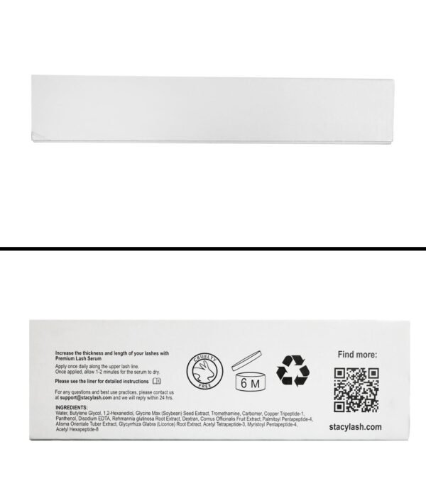 Stacy Lash Growth Serum (0.17fl.oz / 5ml) | Eyebrow & Eyelash Enhancing Serum for Natural Lashes & Brows