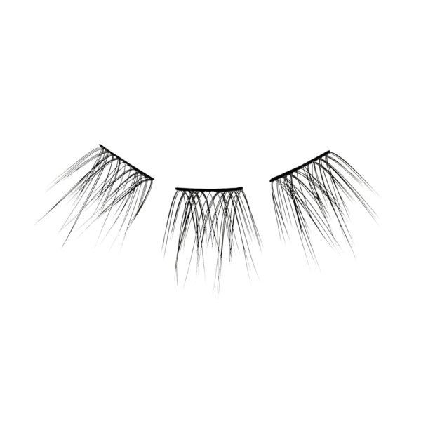 61QYyLzxMcL._SL1500_.jpg KISS Falscara DIY Eyelash Extension Lengthening Wisps - Featherlight Synthetic Reusable Artificial Eyelashes Multipack of 24 Mini Lash Clusters for that Authentic Eyelash Extension Look