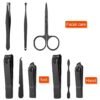 Manicure set Men Personal Care Tools Accessories Finger and Toe Nail Clippers Kit Professional Manicure Pedicure Kit With Travel Case Nail Grooming Kit Present for Men Husband Boyfriend Parent