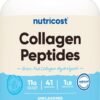 Nutricost Collagen Peptides Powder 1LB (454 G) - Grass Fed Bovine Collagen Hydrolysate (Unflavored)