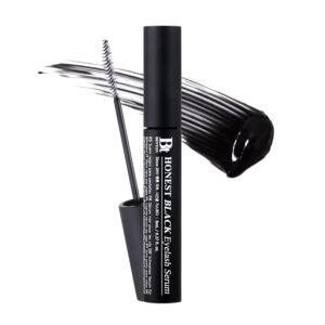 BENTON Honest Black Eyelash Serum - Eyelash Growth Serum for Thicker, Fuller Lashes - Creating a Makeup Look with Black Tint, 0.27 fl. Oz