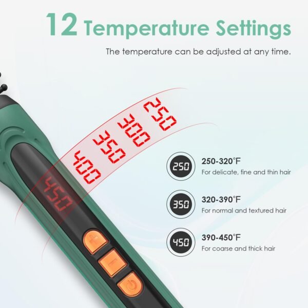 61RrVdvoSTL._SL1500_.jpg Mini Thermal Round Brush, 0.35 Inch Barrel Volume Heat Styling Brush for Men and Women Short Thin Curly Straight Hair, Heated Curling Iron,12 Temperature Setting (0.95 Inch with Bristles)