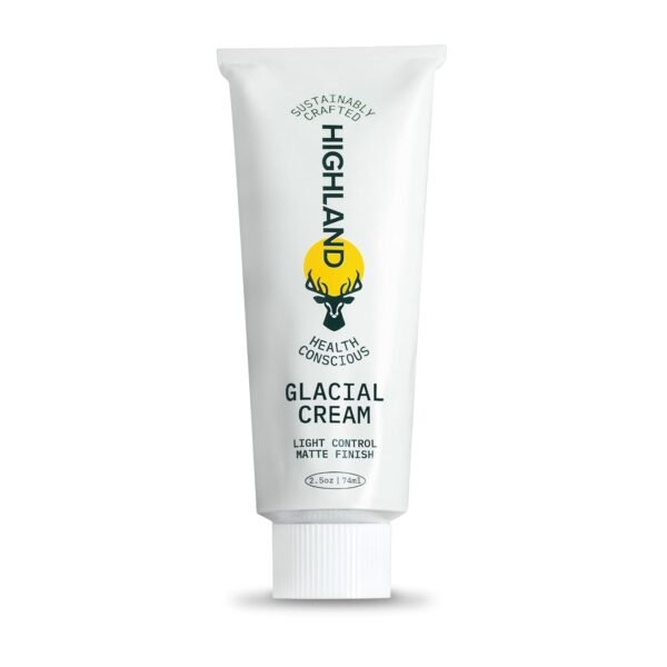 Highland Glacial Cream - Versatile hair styling cream that smooths, de-frizzes, texturizes & boosts curls. Natural, plant-derived, & made for all hair types. (2.5 oz)