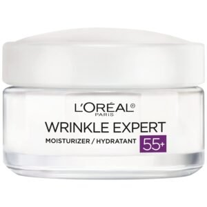 61U58uC7AaL._SL1500_.jpg L'Oreal Paris Wrinkle Expert 55+ Anti-Aging Face Moisturizer with Calcium, Non-Greasy, Suitable for Sensitive Skin 1.7 fl. oz