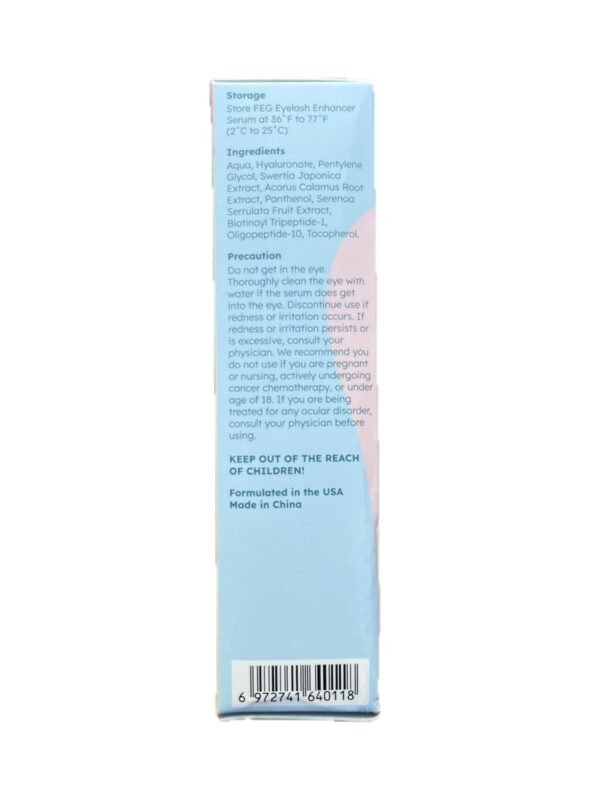 61U6kaviS6L._SL1500_.jpg FEG Eyelash Rapid Eye Lash Growth Serum | For Lash and Brow | Creates Longer & Darker Eyelashes | Eyelash Enhancing Serum to Help Lengthen, Thicken and Darken Your Eyelashes | Single Pack