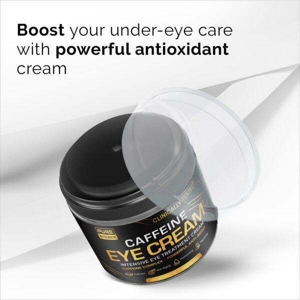 61UAQWrA3TL._SL1500_.jpg Caffeine Eye Cream For Anti Aging, Dark Circles, Bags, Puffiness. Great Under Eye Skin + Face Tightening, Eye Lift Treatment For Men & Women 1.7oz