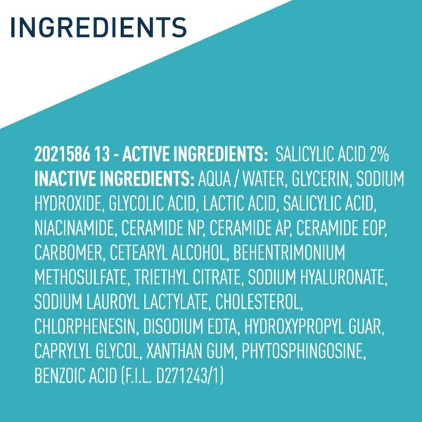 61UKX8bAHqS._SL1000_.jpg CeraVe Acne Control Gel, 2% Salicylic Acid Treatment With Glycolic Acid + Lactic Acids + Niacniamide, Acne Gel Helps Clear Blemishes Without Over Drying, Alcohol Free & Oil Free, 1.35 Fl Oz