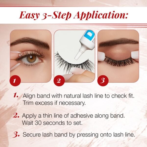61ULanj8yL._SL1000_.jpg Ardell Naked Strip Lashes 421 – Natural-Looking, Long-Lasting False Eyelashes with Invisiband for Seamless Blend, 4 Pairs, 1-Pack