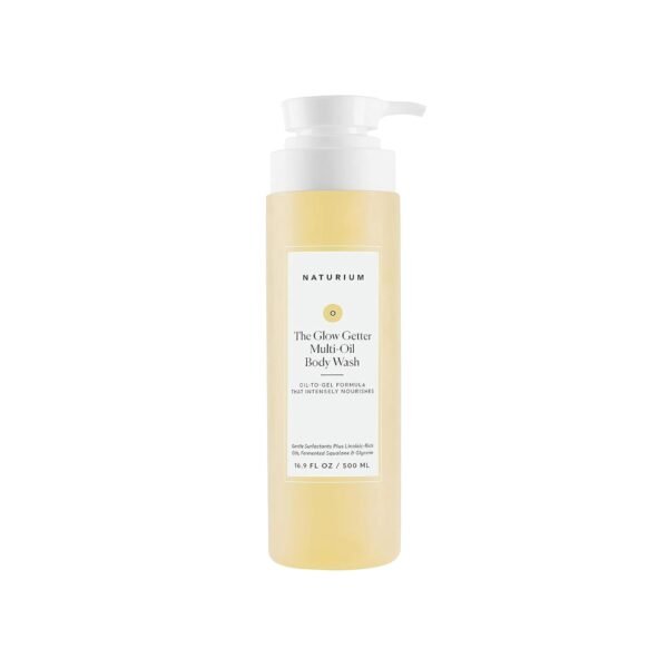 Naturium The Glow Getter Multi-Oil Hydrating Body Wash, Gentle Cleanser, 16.9 oz