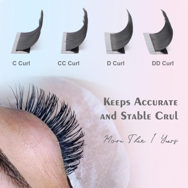 61VCzePK2eL._SL1500_.jpg DF Lash Extension Volume Lash Extensions 0.03 CC Curl 8-15mm Mixed Tray Individual Lash Extensions Classic Eyelash Extensions Soft Matte Black Single Lashes Professional Salon Use