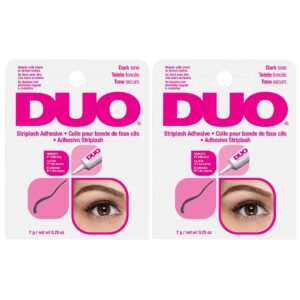 61VtKvm7adS._SL1000_.jpg DUO Eyelash Glue – Dark Tone, Waterproof & Long-Lasting Lash Adhesive for Strip Lashes, 0.25 oz, 2 Pack