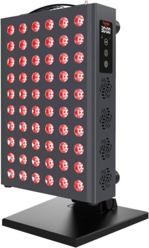 Hooga Red Light Therapy for Face and Body, Red Near Infrared Light with Timer and Stand. 60 Dual Chip LEDs. Flicker Free Clinical Grade Panel for Energy, Pain, Skin, Recovery, Performance. PRO300