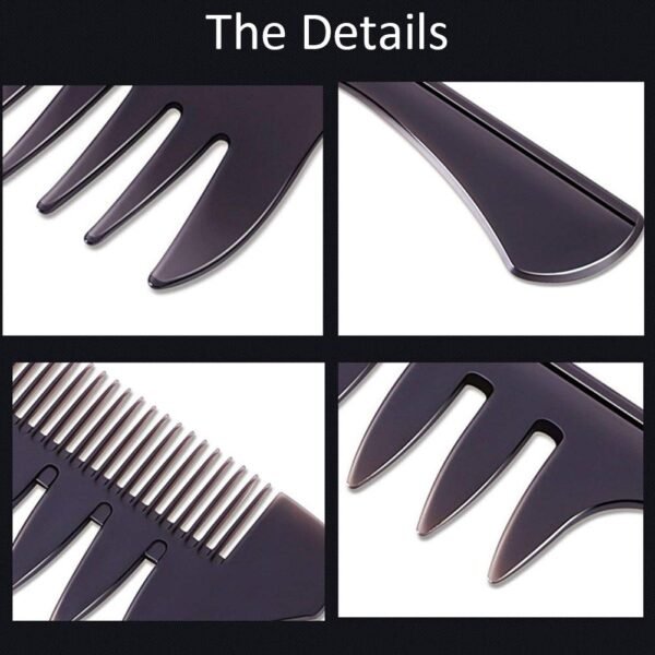 61WbJKB9DvL._SL1001_.jpg Styling Hair Comb Set Salon Barber Hairstylist Comb 5 Pack Professional Hair Brush Retro Hairdressing Hair Care Style Accessory Double-sided for Men Boy Gentleman