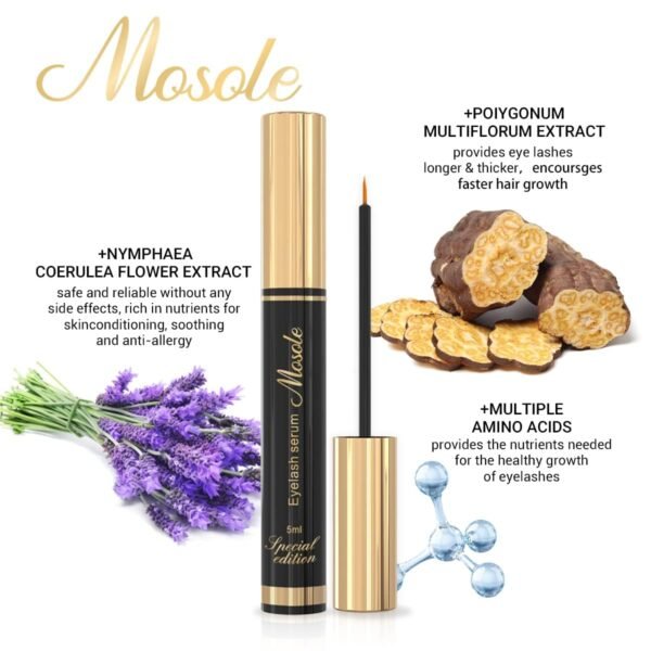 61WhjLh01L._SL1200_.jpg Premium Eyelash Growth Serum - 5ml Fuller & Longer Looking Eyelashes Lash Enhancing Serum for Natural Lashes or Lash Extensions & Brows, Vegan & Cruelty-Free