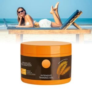 Luxury Intensive Tanning Gel, 150G Intensive Tanning Luxe Gel Natural Tanning Accelerator Cream Brown Tanning Cream for Sunbeds & Outdoor Sun (1PCS)