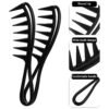 61XY0YtRkEL._SL1500_.jpg Sieral 4 Pcs Hair Comb Styling Set Double Side Tail Combs with Pick Barber Wide Tooth Tool for Men Women Beard Hairstylist Tools African American Accessories, Black, 4 Styles
